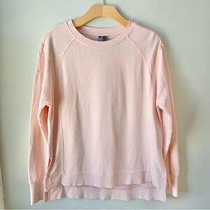 Sweaty Betty After Class Pink Pullover Sweatshirt Small